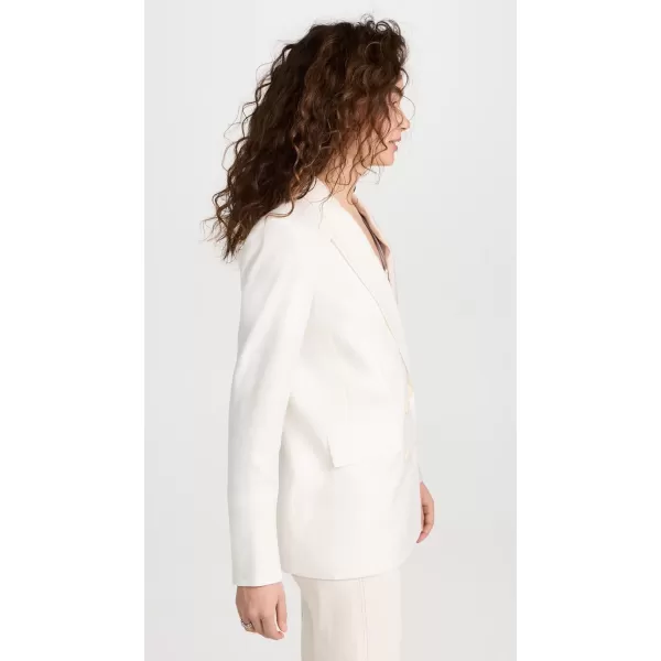 Veronica Beard Womens Braeton Dickey JacketWhiteLimestone