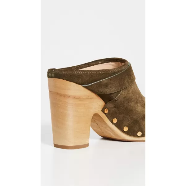 Veronica Beard Womens Dacey ClogsMilitary