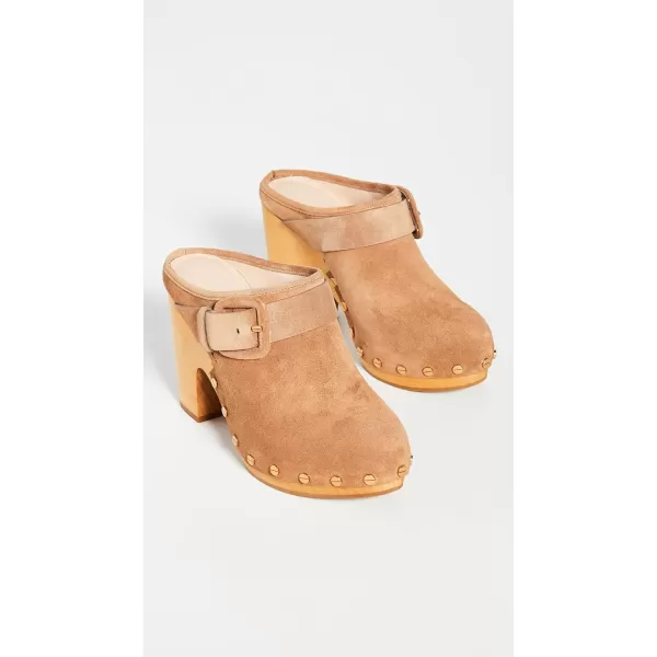 Veronica Beard Womens Dacey ClogsPecan