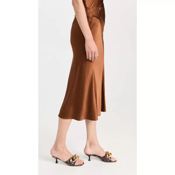 Veronica Beard Womens Sorelle SkirtDark Ochre