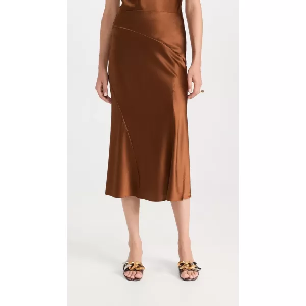 Veronica Beard Womens Sorelle SkirtDark Ochre