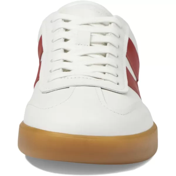 Vince Mens OasisM SneakersChalk WhiteRuby Red Leather