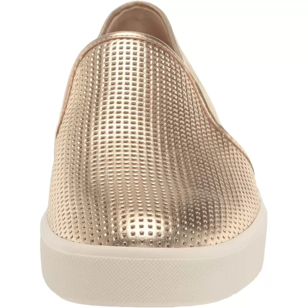 Vince Womens Blair Slip On Fashion SneakersChampagne Perf Metallic Leather