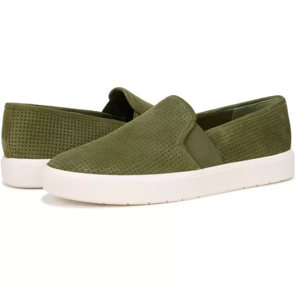 Vince Womens Blair Slip On Fashion SneakersFern Green Suede