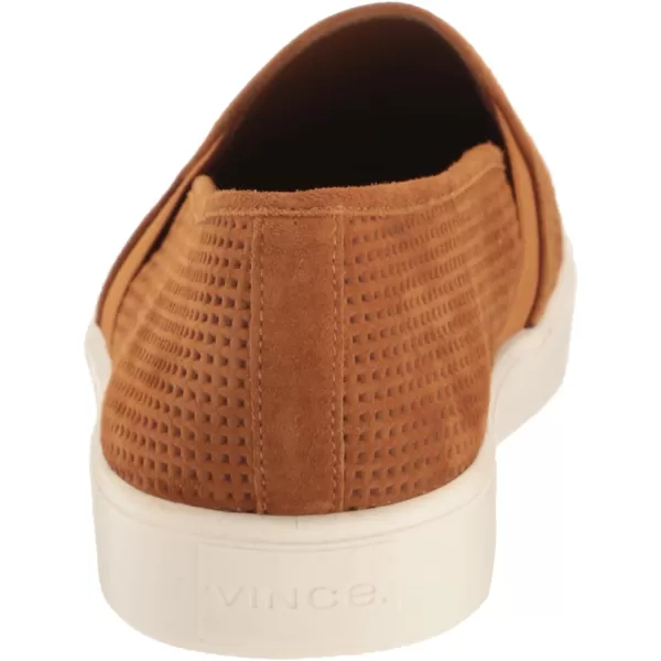 Vince Womens Blair Slip On Fashion SneakersGinger Nut Brown Suede