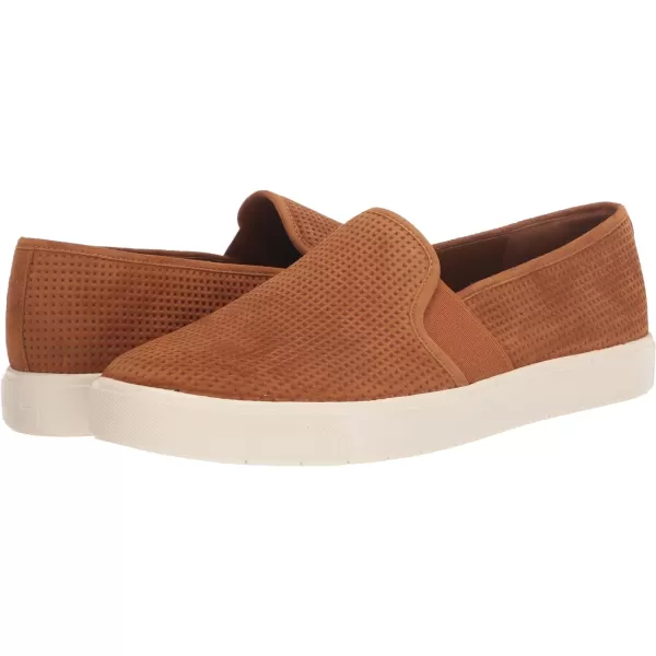 Vince Womens Blair Slip On Fashion SneakersGinger Nut Brown Suede