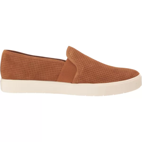 Vince Womens Blair Slip On Fashion SneakersGinger Nut Brown Suede