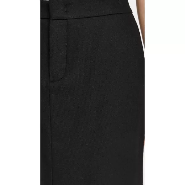 Vince Womens Brushed Flannel Maxi SkirtBlack