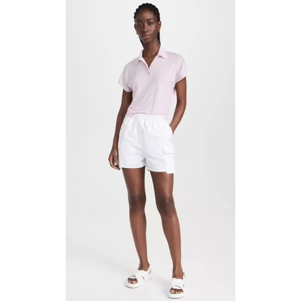 Vince Womens Cap Sleeve PoloPeony