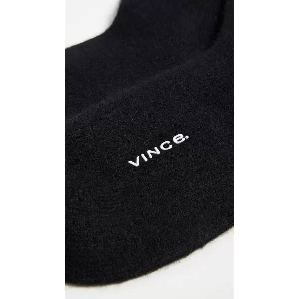 Vince Womens Cashmere Jersey Short SocksBlack