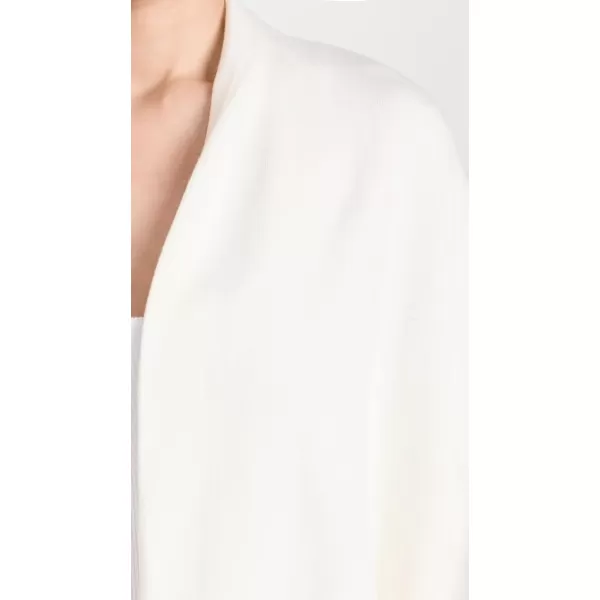 Vince Womens Drape Front CardiganOffwhite