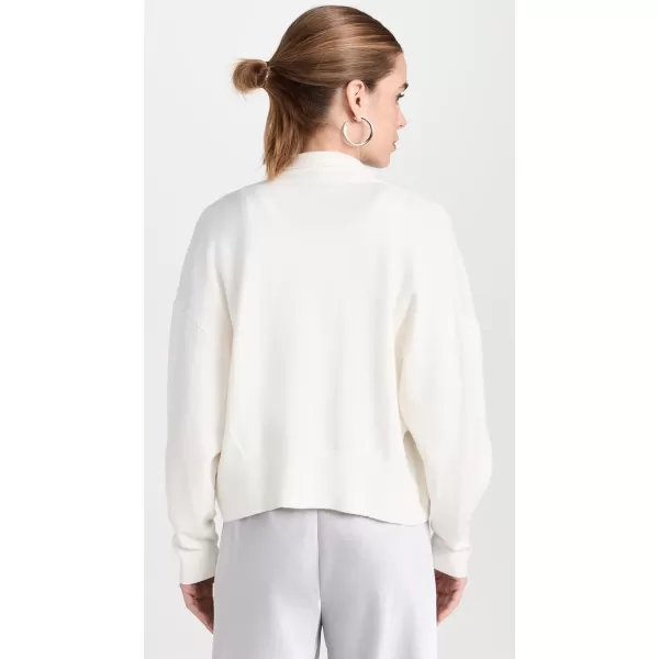 Vince Womens Drape Front CardiganOffwhite