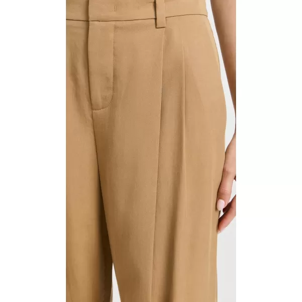 Vince Womens Drop Waist Pleated TrouserAmber Wave