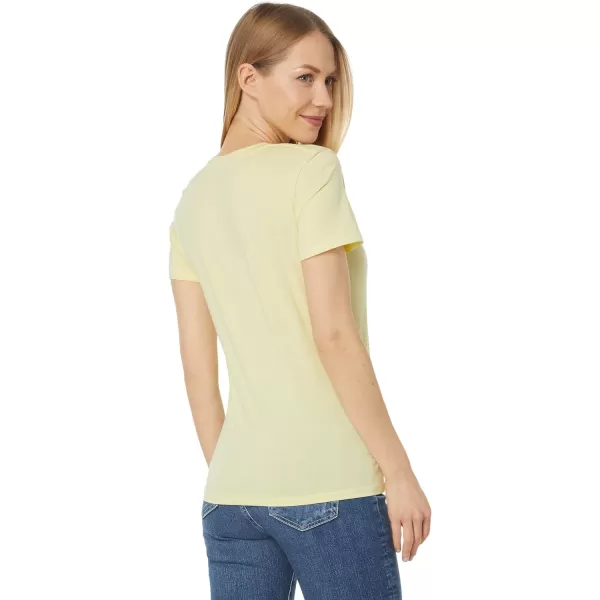 Vince Womens Essential CrewMelon Dew