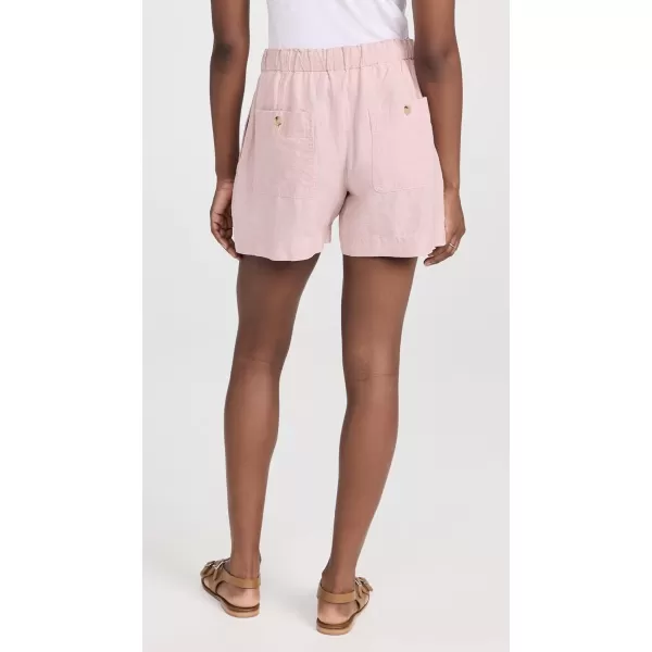 Vince Womens Mid Waist Tie Front Pull on ShortRose Pearl