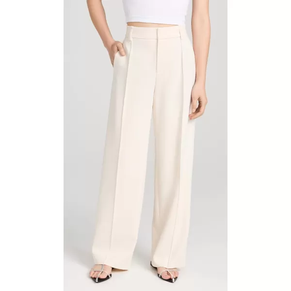 Vince Womens Pintuck Wide Leg PantsOffwhite