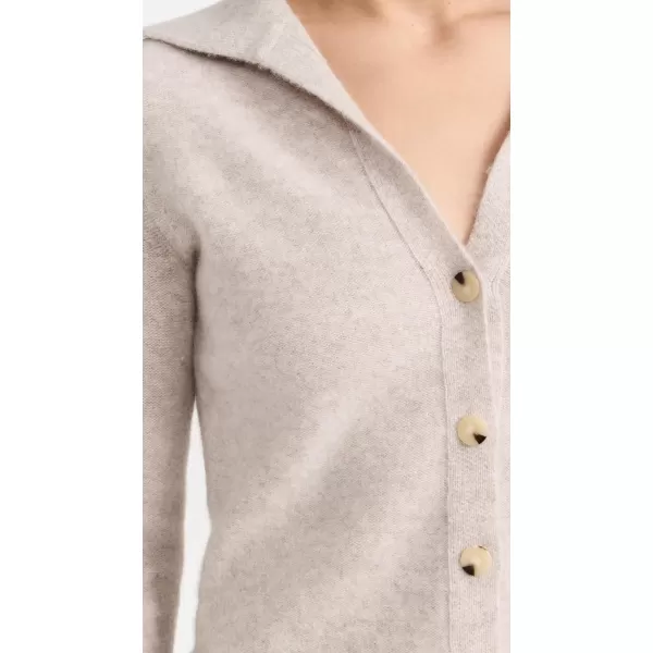 Vince Womens Polo Button CardiganMarble