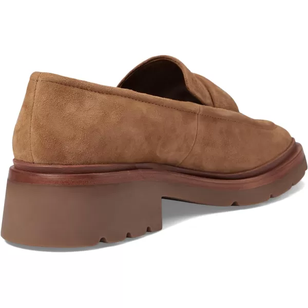 Vince Womens Robin Slip on LoaferLight Fawn Brown Suede