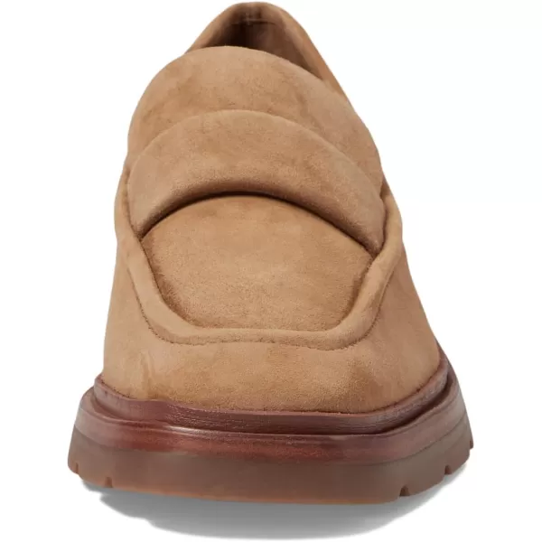 Vince Womens Robin Slip on LoaferLight Fawn Brown Suede