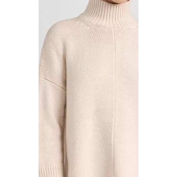 Vince Womens Trapeze Turtleneck SweaterH Latte