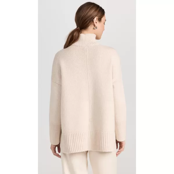 Vince Womens Trapeze Turtleneck SweaterH Latte