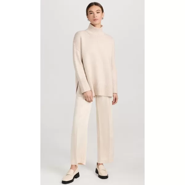 Vince Womens Trapeze Turtleneck SweaterH Latte