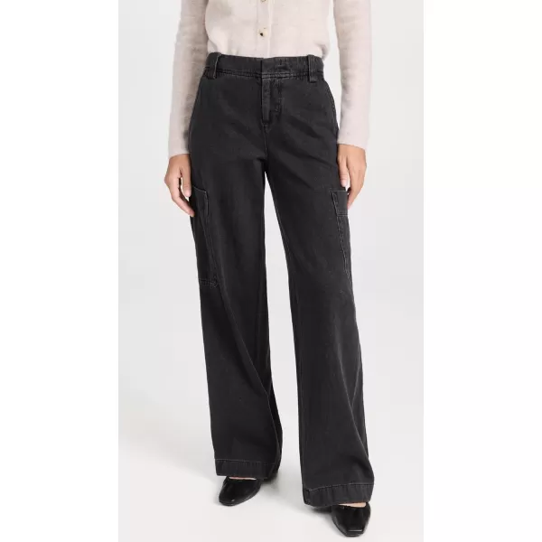 Vince Womens Utility Denim JeansWashed Black