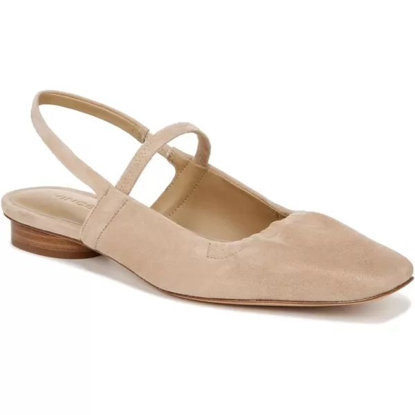 Vince Womens Venice FlatsDune Beige Suede