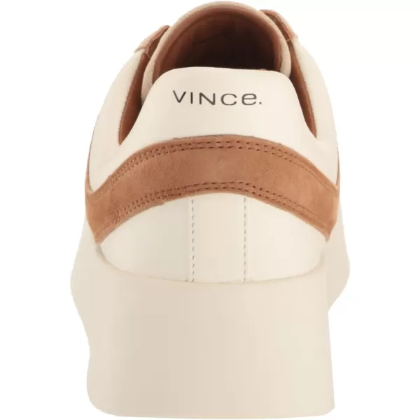 Vince Womens Warren Court Lace Up SneakerMilk Dark Amber