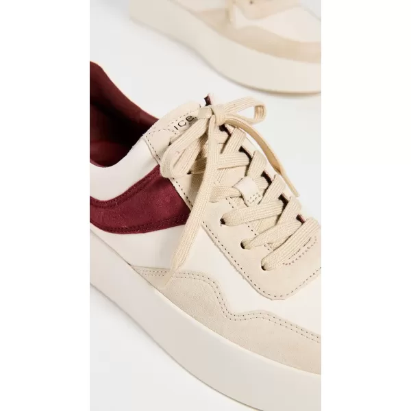 Vince Womens Warren Court Lace Up SneakerSangre Wine Suede