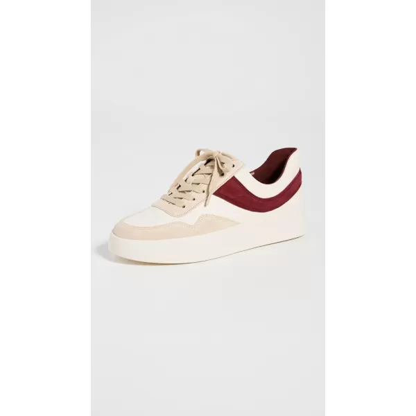 Vince Womens Warren Court Lace Up SneakerSangre Wine Suede