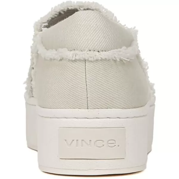 Vince Womens Warren Fray SneakersPale Grey Fabric