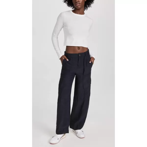 Vince Womens Wide Leg Cargo PantCoastal