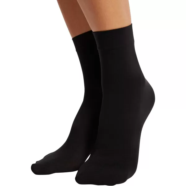 WOLFORD Aurora 70 Socks For WomenBlack