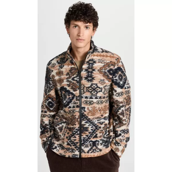 Wax London Mens Cozi JacketBeigeNavy