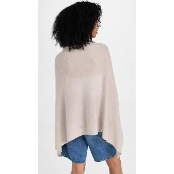 White  Warren Womens Cashmere Angled TopperSandwisp Heather