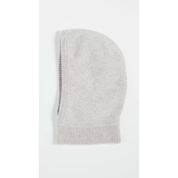 White  Warren Womens Cashmere Balaclava HoodMisty Grey Heather