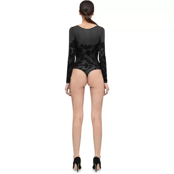 Wolford Body Tattoo String Body for Women Seamless Bodysuit Soft Stretchable Thong Back Comfortable amp Ideal for any OccasionBlackBlack