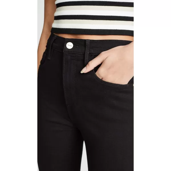 Womens Ali High Rise Skinny Cropped Cigarette JeansNoir