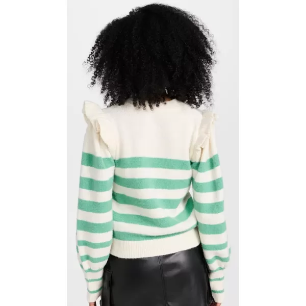 Womens Camryn Alpaca SweaterCreme Green Breton