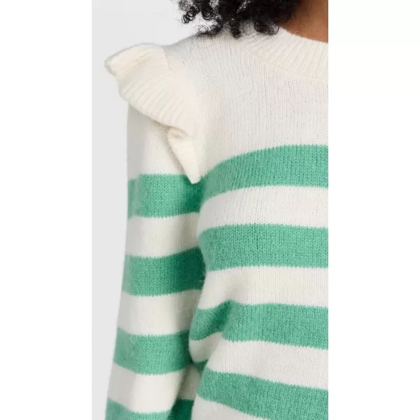 Womens Camryn Alpaca SweaterCreme Green Breton