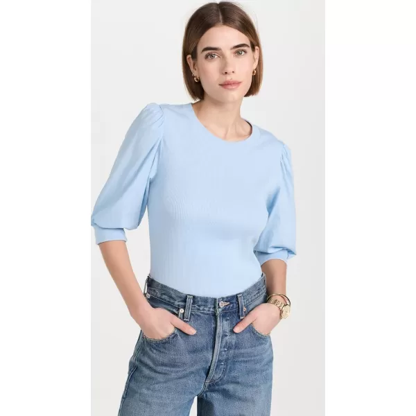 Womens Crew Neck Coralee TopLake Blue