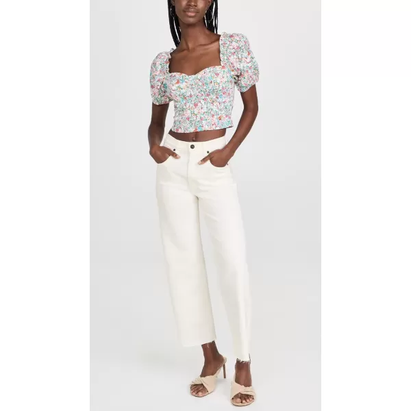 Womens Grace Crop JeansWhite