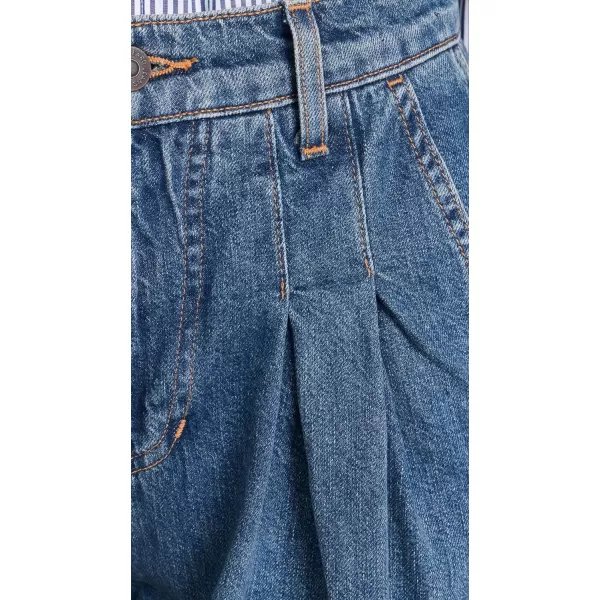 Womens Mia Wide Leg with Double Pleat JeansVintage Globetrotter