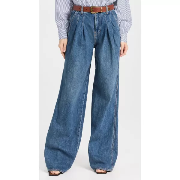 Womens Mia Wide Leg with Double Pleat JeansVintage Globetrotter