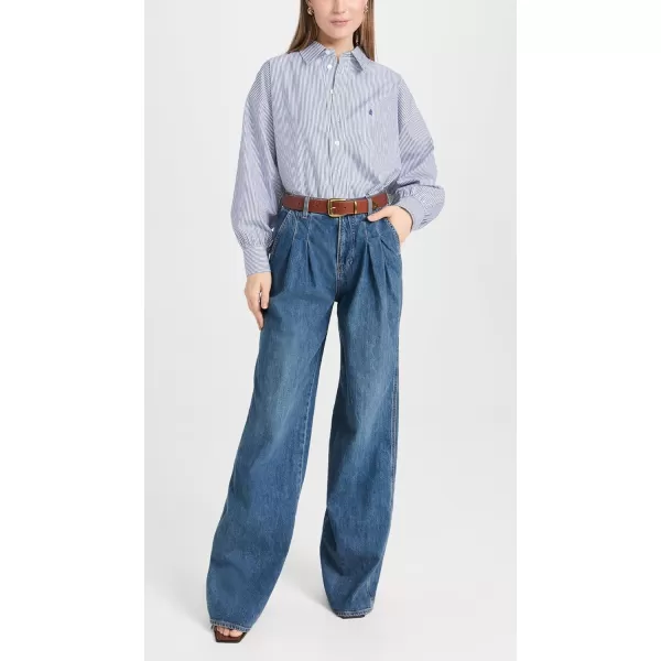 Womens Mia Wide Leg with Double Pleat JeansVintage Globetrotter