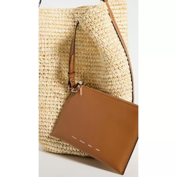 Womens Raffia Spring Bucket BagIvory