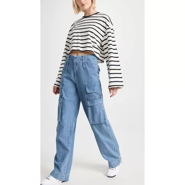 Womens Relaxed Straight Cargo JeansRhythm