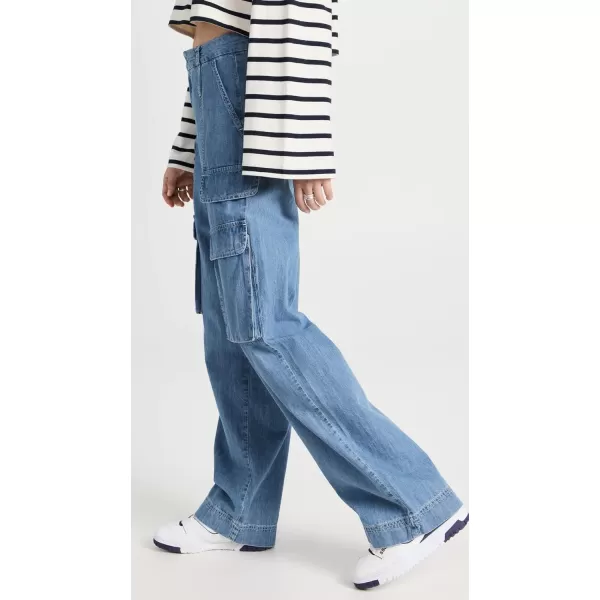 Womens Relaxed Straight Cargo JeansRhythm