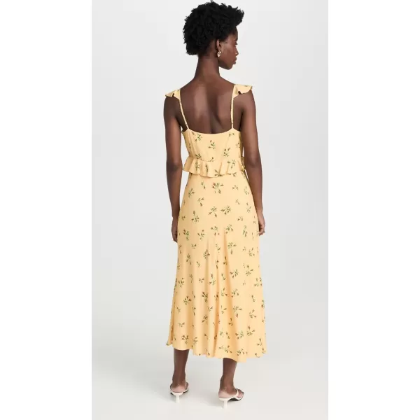 Womens Rosemary Midi DressButtercup Rosebud